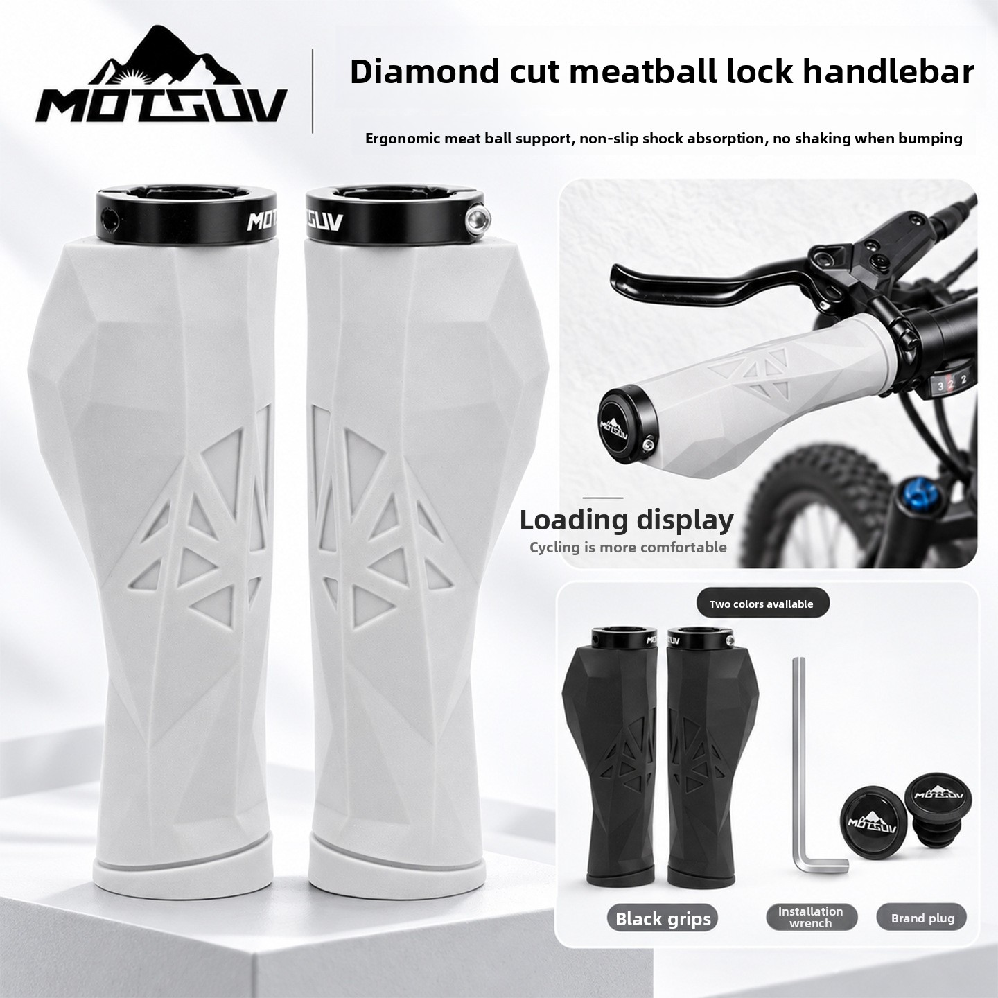 Commuter Bike Lock - Capa de manopla TPE para bicicleta