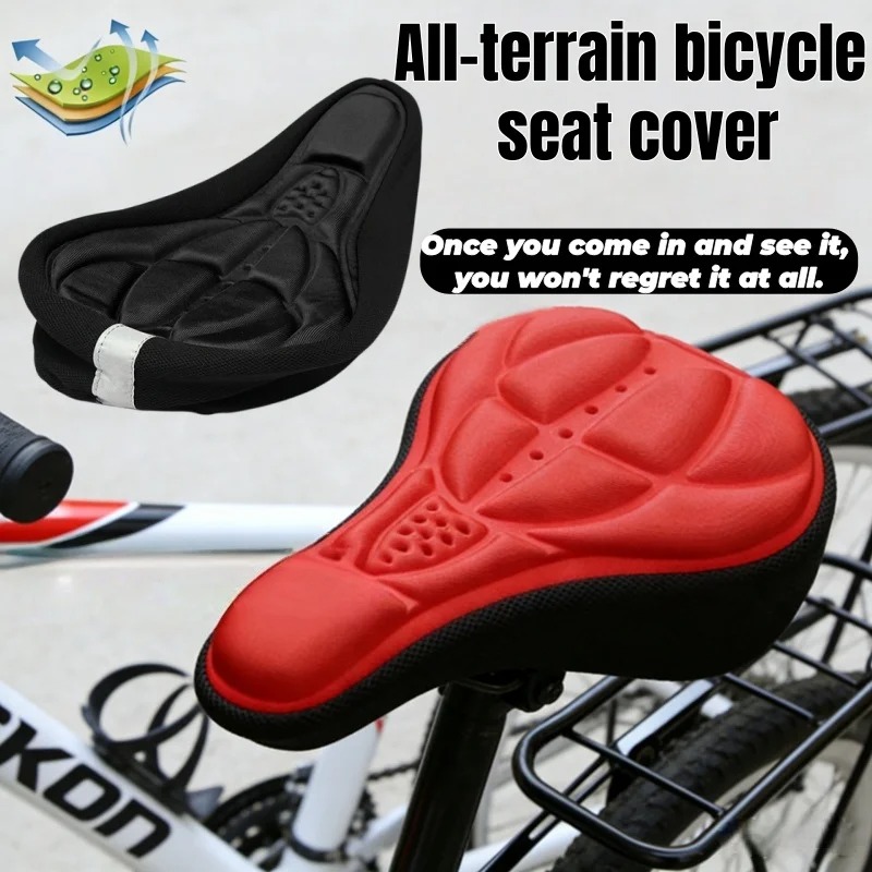 Commuting By Bike - Capa de Selim de Bicicleta 3D