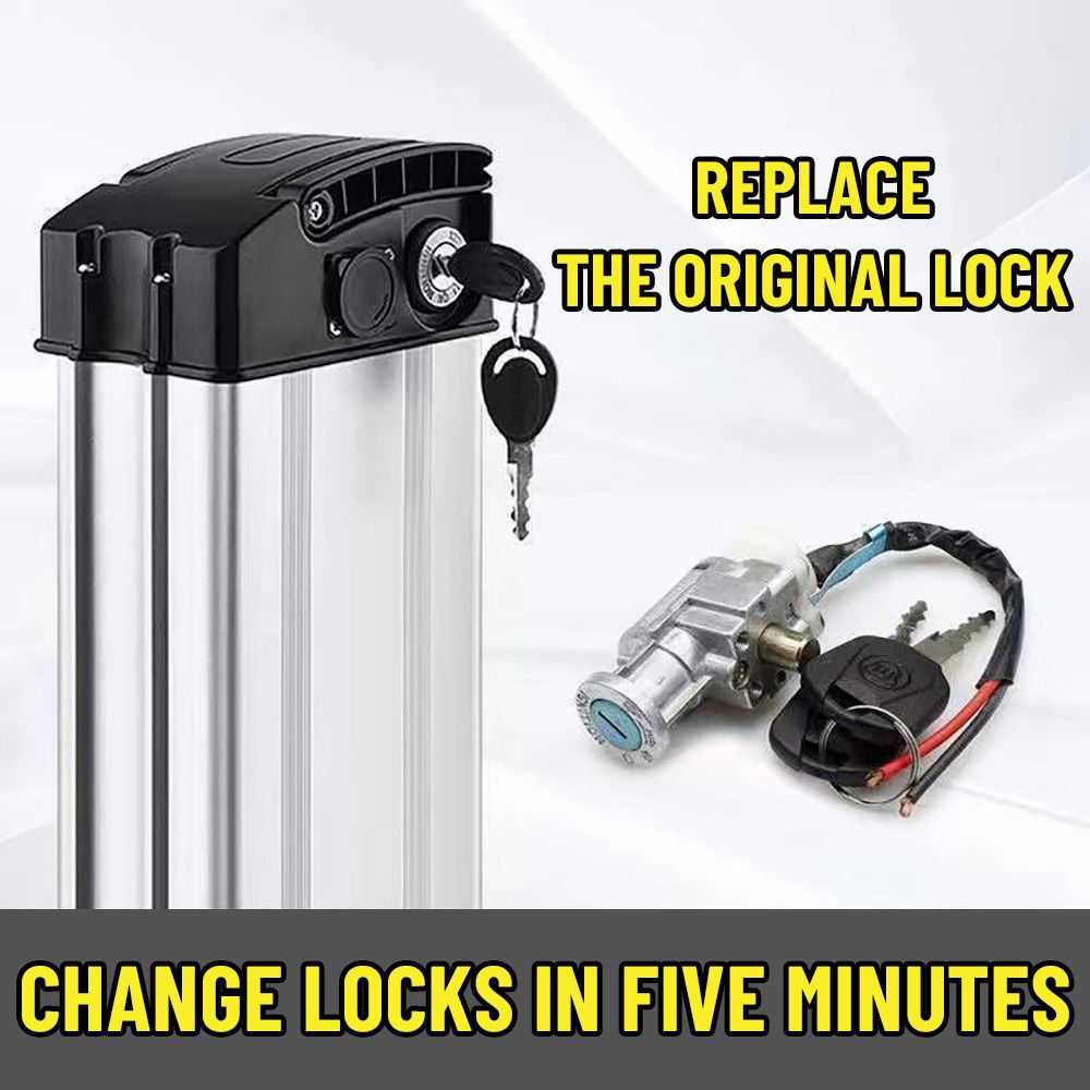Commuter Bike Lock - E-bike battery lock com 2 chaves