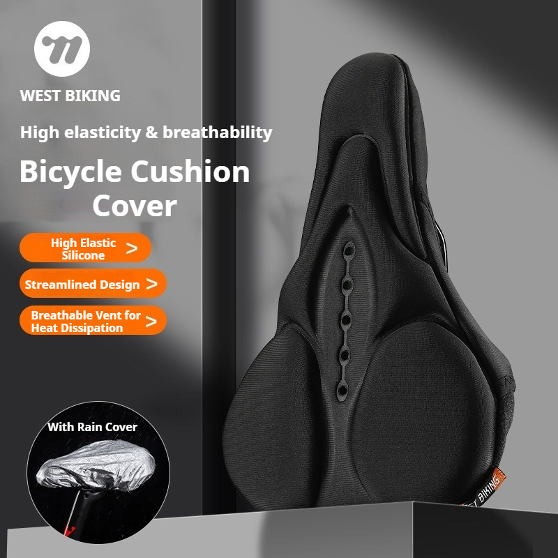 Commuting By Bike - Capa de Selim de Bicicleta WEST