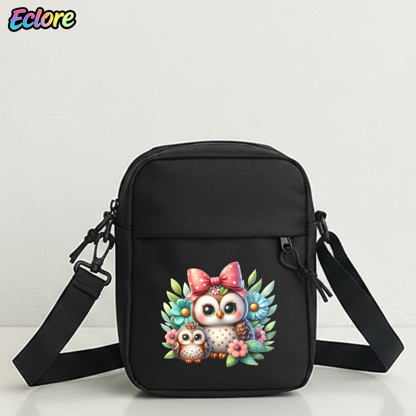 Cycling To Work - Bolsa de ombro Oxford com estampa