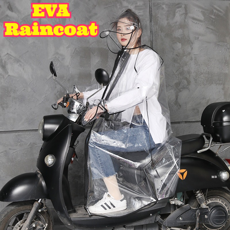 Capa de Chuva Transparente em  - Cycling Commute In Rain avaliação e preço