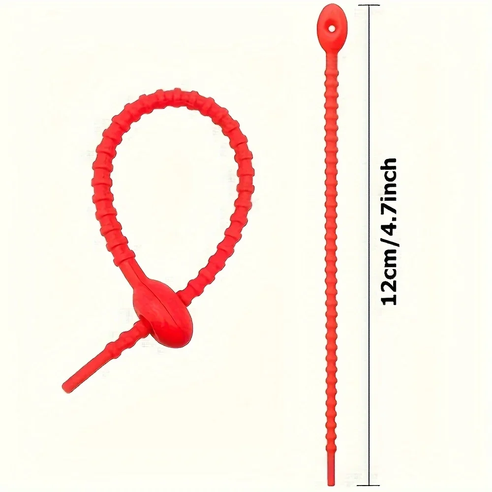 10pcs abraçadeiras de silicone - Cable Lock Flexible avaliação e preço
