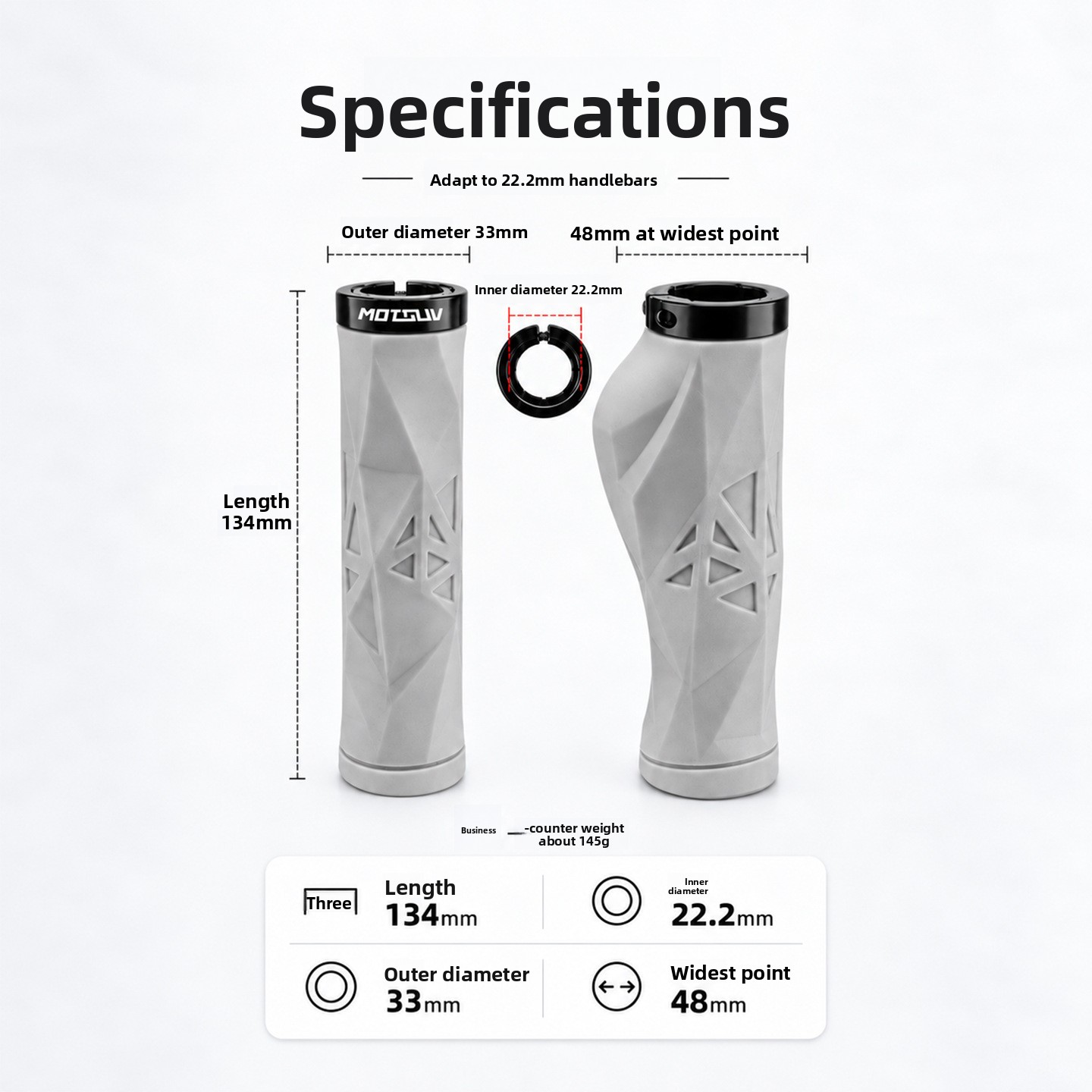 Capa de manopla TPE para bicic - Commuter Bike Lock avaliação e preço