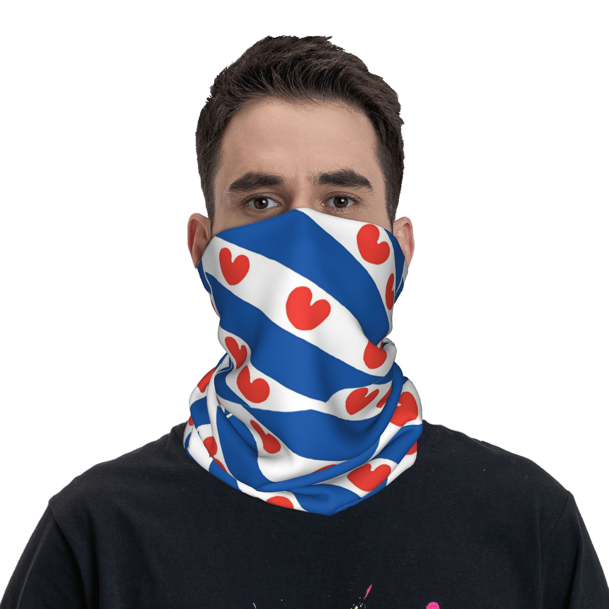 Bandana com Estampa da Bandeir - Commuting By Bike avaliação e preço