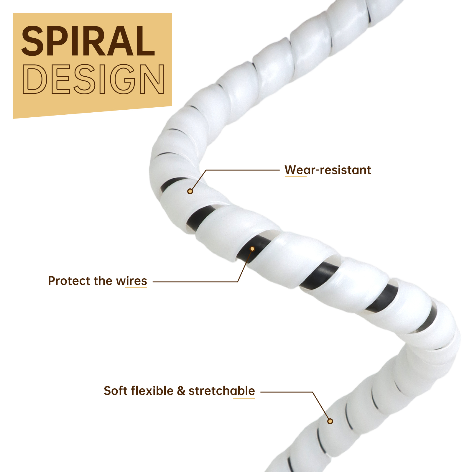 Organizador de Cabos Espiral 2 - Cable Lock Flexible avaliação e preço