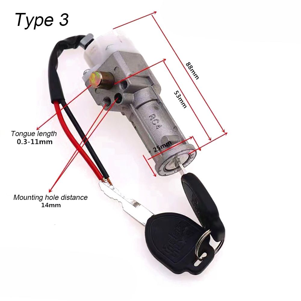 E-bike battery lock com 2 chav - Commuter Bike Lock avaliação e preço