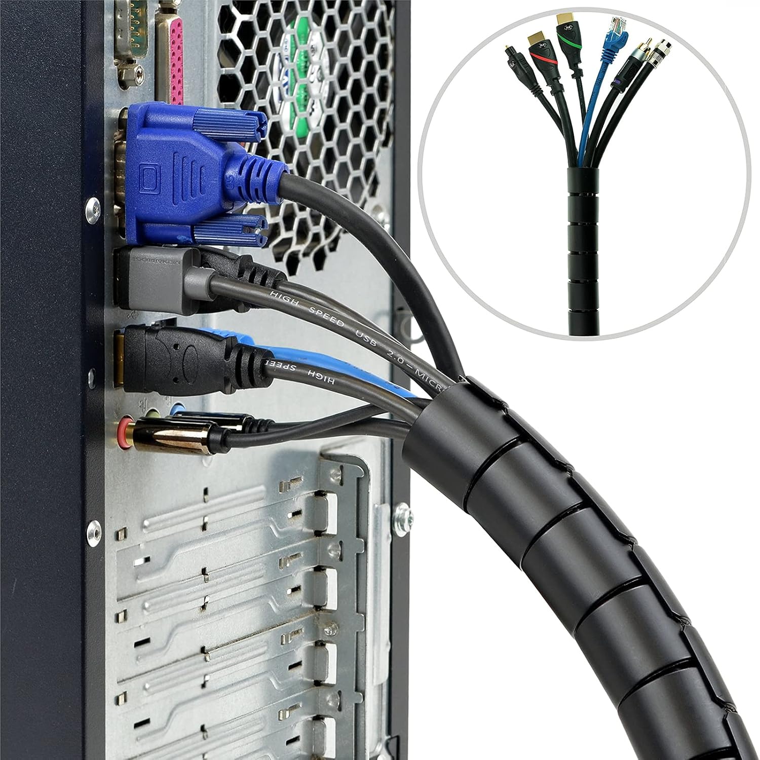 Protetor de Cabo Espiral Flexí - Cable Lock Flexible avaliação e preço