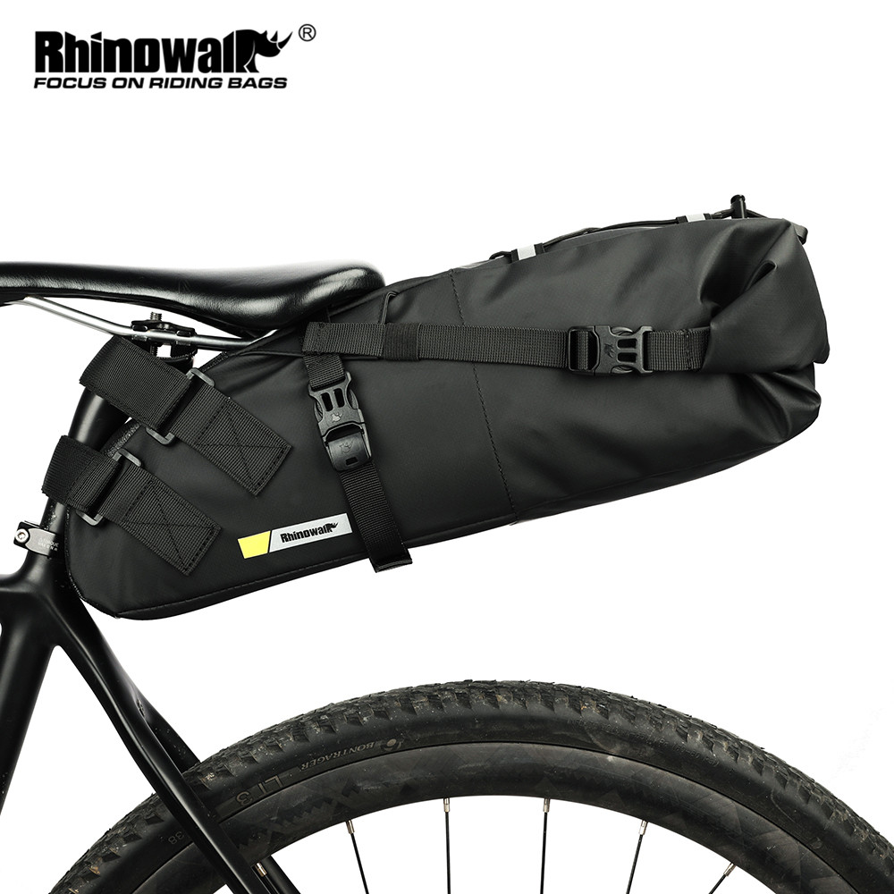 Rhinowalk bicicleta sela saco  - Panniers Waterproof Rear avaliação e preço
