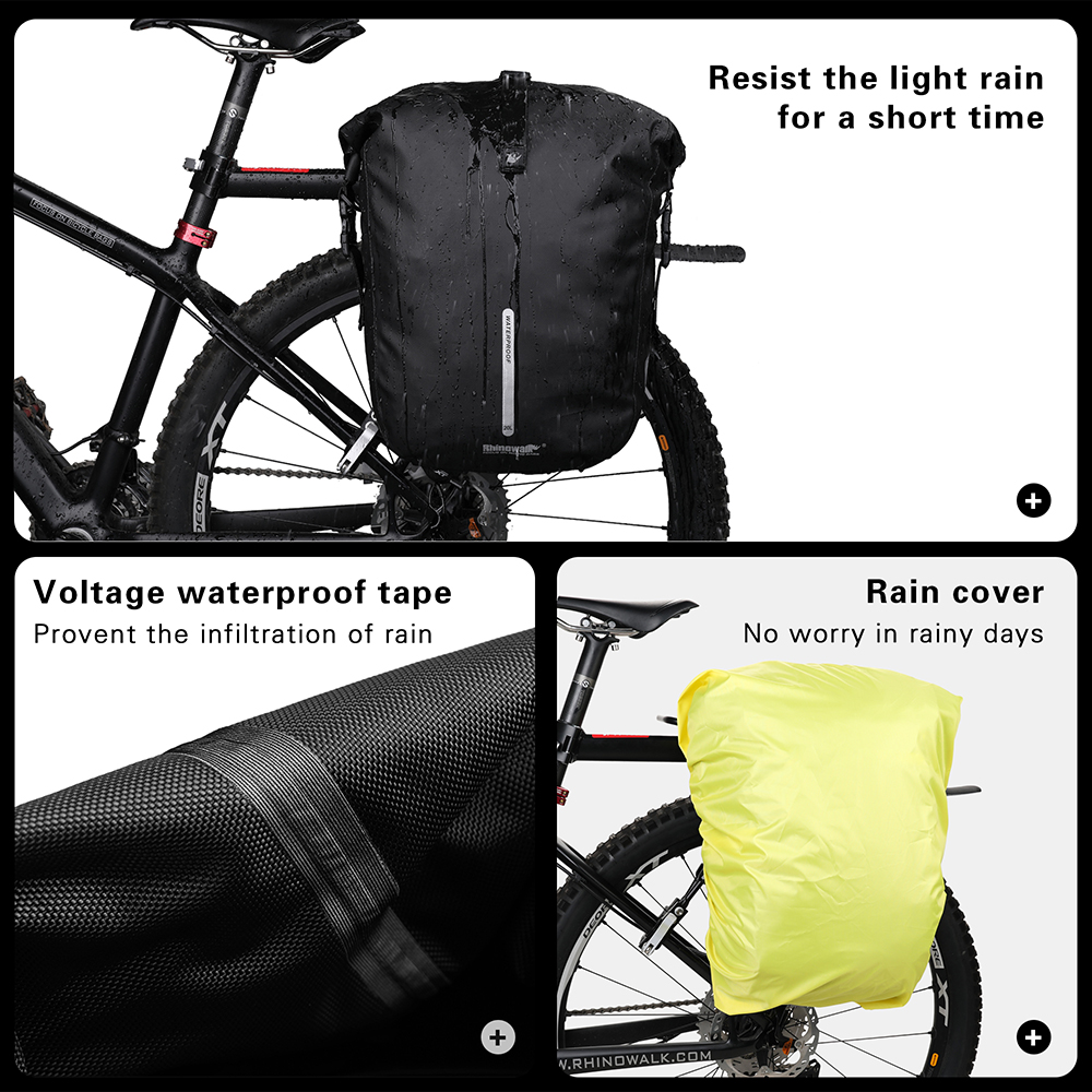 Rhinowalk-Waterproof Bicicleta - Panniers Waterproof Rear avaliação e preço