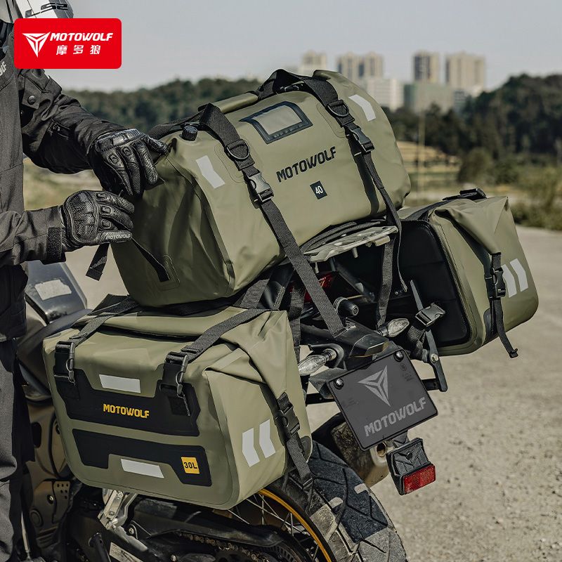 Bolsa Traseira Universal para  - Panniers Waterproof Rear avaliação e preço