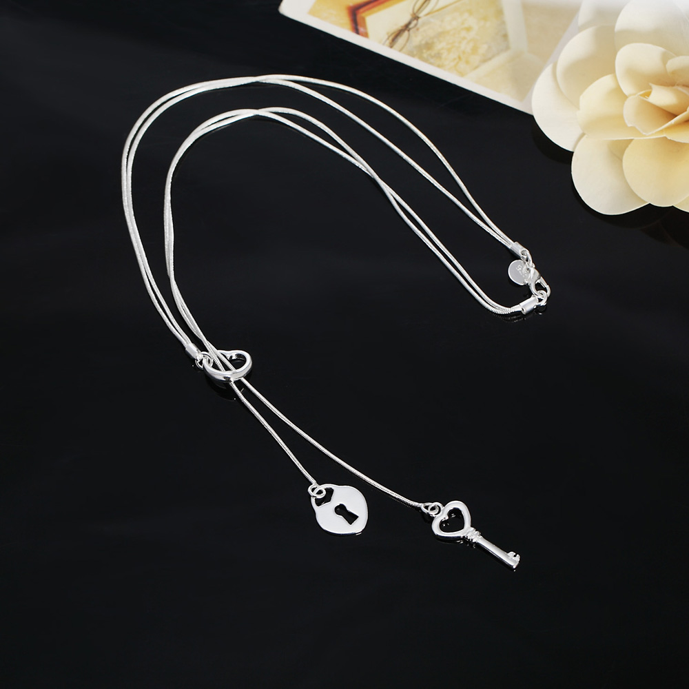 Fine 925 Sterling Silver român - Chain Lock Combination avaliação e preço