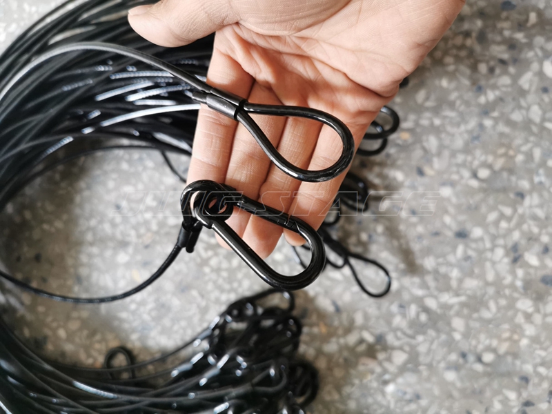 10 pçs/lote preto 3mm * 70cm c - Cable Lock Flexible avaliação e preço
