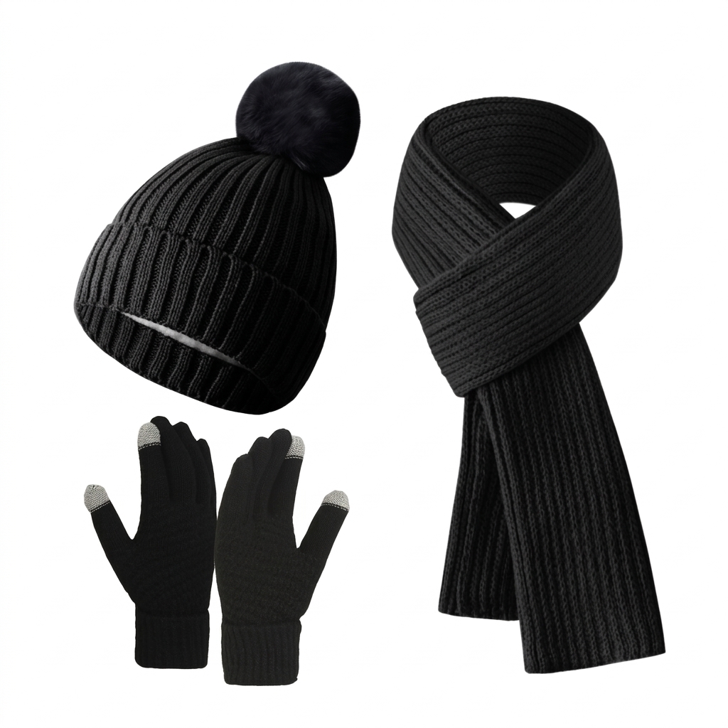 Conjunto Elegante de Gorro, Ca - Cycling Commute Essentials avaliação e preço