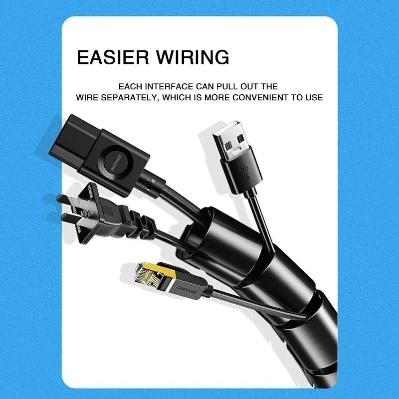 1/3 Peças 2M Protetor de Cabo  - Cable Lock Flexible avaliação e preço