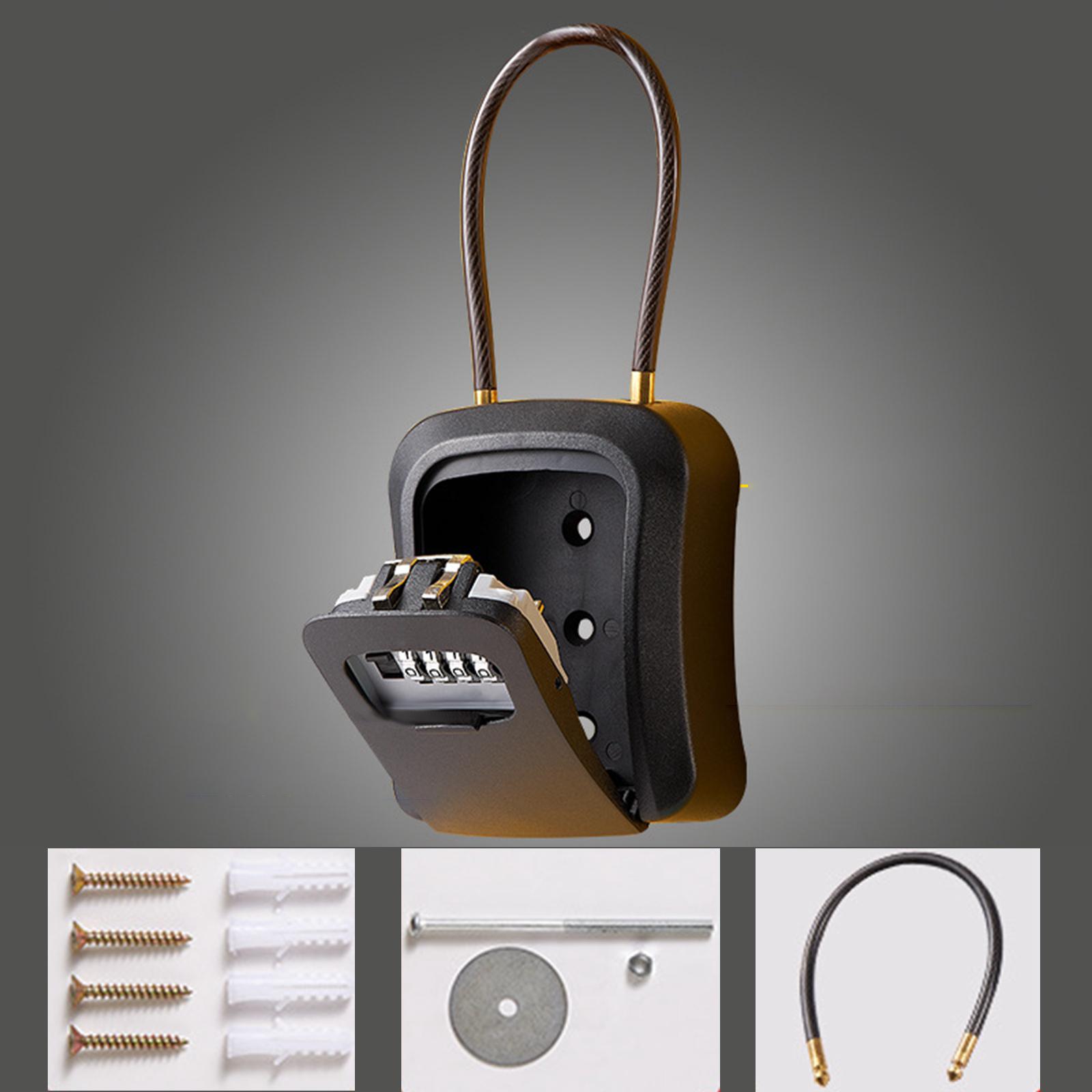 Chave Lock Box com 4 Dígitos C - Chain Lock Combination avaliação e preço