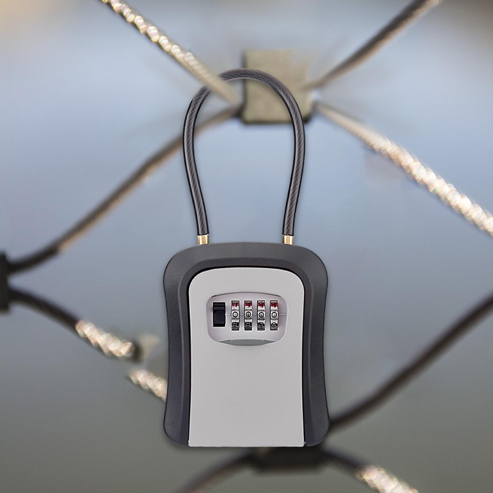 Chave Lock Box com 4 Dígitos C - Chain Lock Combination avaliação e preço