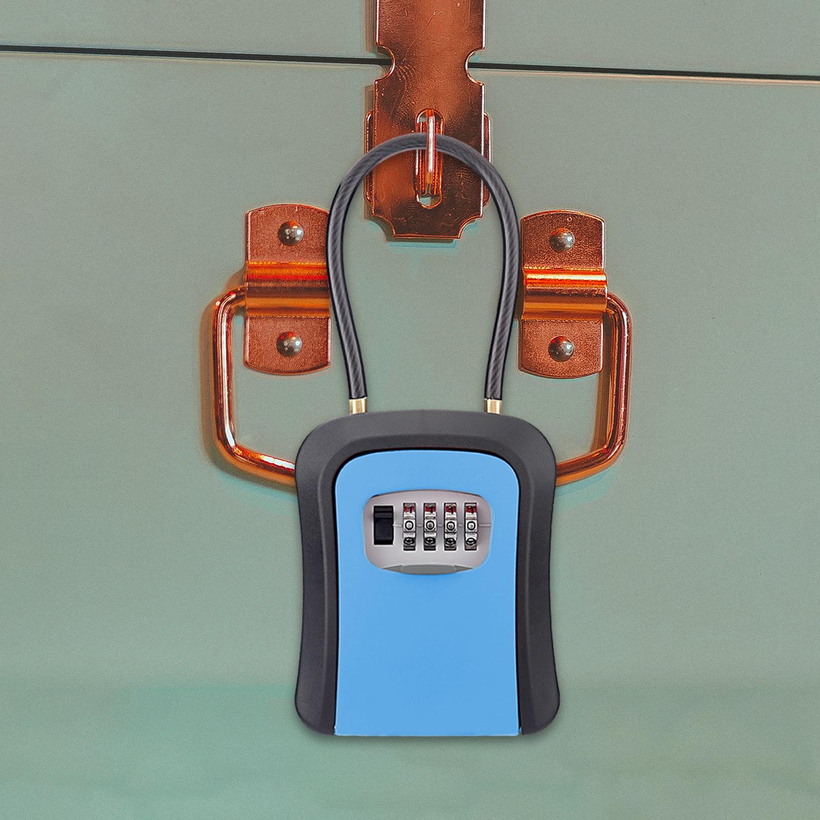 Chave Lock Box com 4 Dígitos C - Chain Lock Combination avaliação e preço