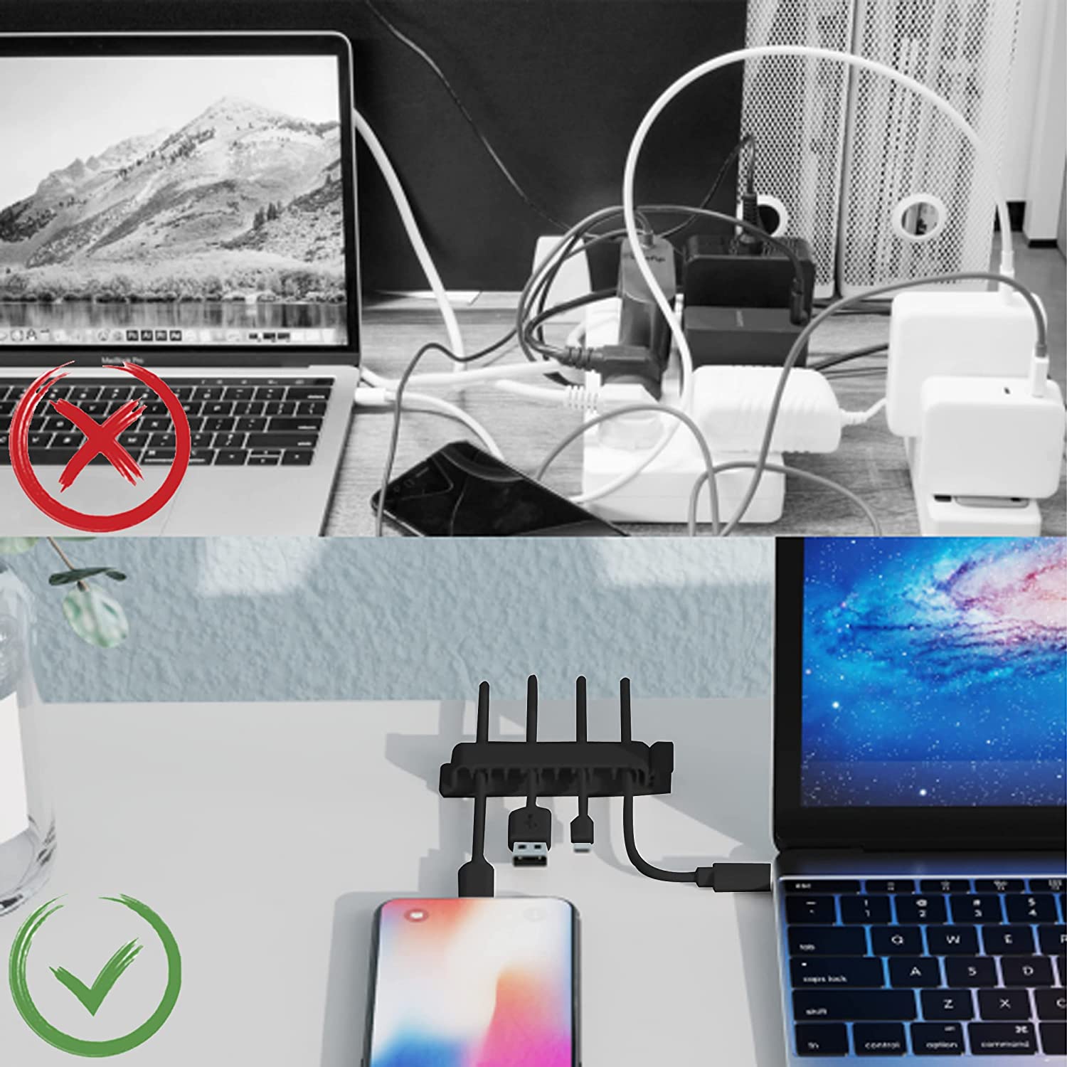 Organizador de cabos, suporte  - Cable Lock Flexible avaliação e preço